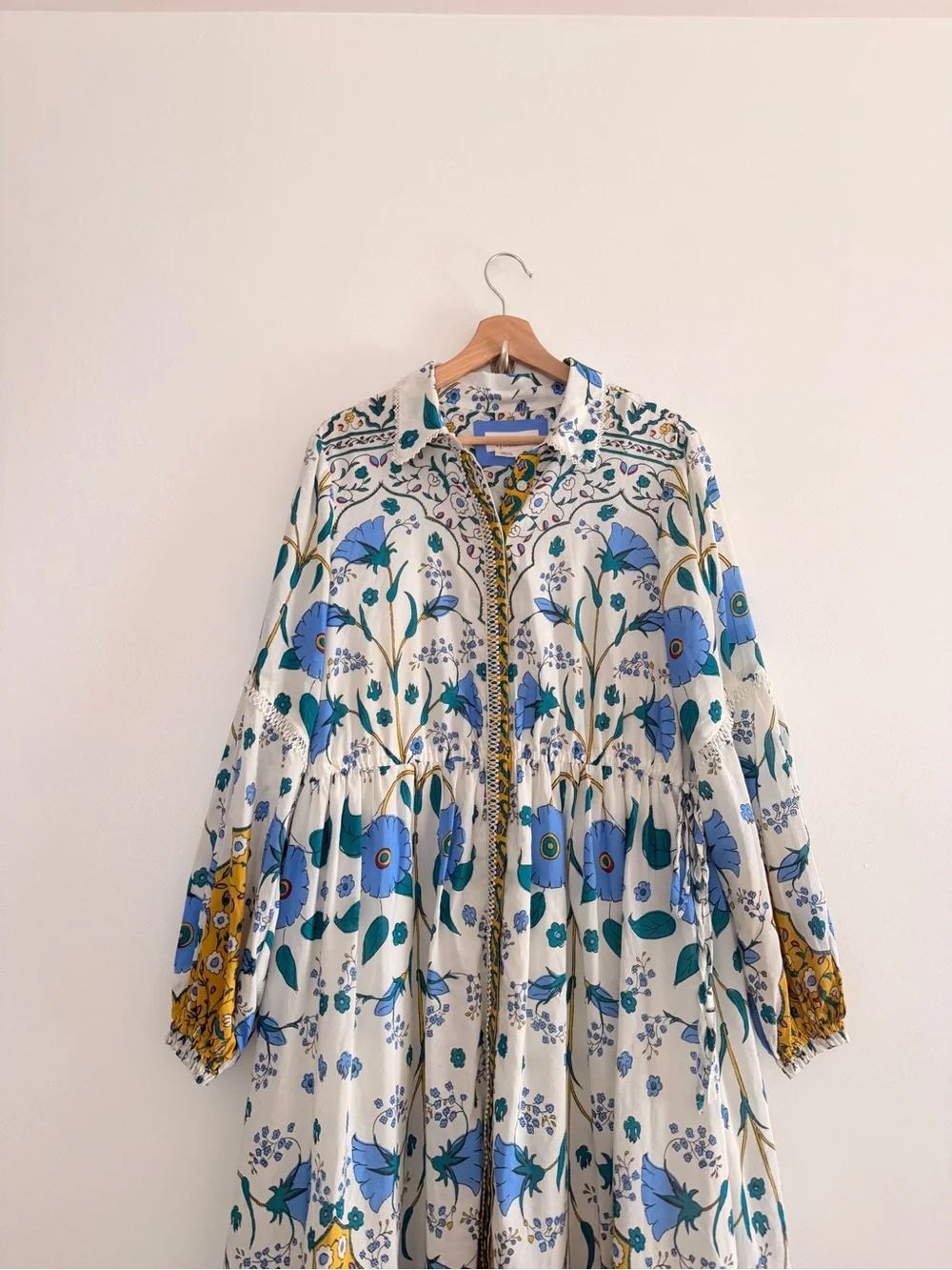 ANTHROPOLOGIE Eleanora Maxi Shirt Dress Sozi L